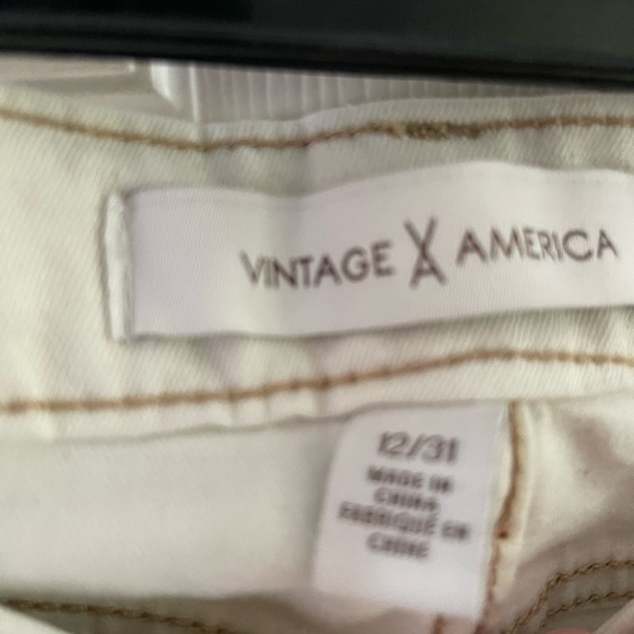Vintage America Jeans (white but not bright white) size 31 - Picture 2 of 5